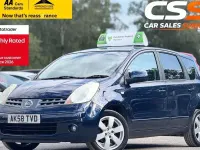 Used Nissan Note Tekna 110 HP (80 kW) 2009 Blue Hatchback