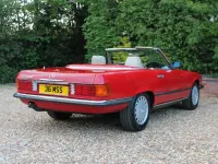 Used Mercedes SL300 1989 Red Cabriolet