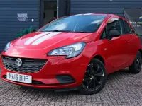 Used Vauxhall Corsa 70 HP (51 kW) 2015 Red Hatchback