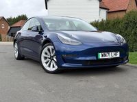 Used Tesla Model 3 Long Range AWD 77 kW (106 HP) 2021 Blue Sedan