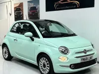 Used Fiat 500 Lounge 69 HP (50 kW) 2018 Green Hatchback