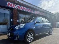 Used Nissan Micra Acenta 80 HP (58 kW) 2015 Blue Hatchback