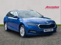 Used Skoda Octavia SE 110 HP (80 kW) 2022 Blue Estate