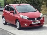 Used Nissan Note Acenta Premium 2016 Red Hatchback