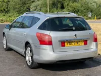 Used Peugeot 407 Sport 136 HP (100 kW) 2009 Silver Estate