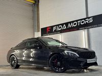 Used Mercedes C220 AMG line 170 HP (125 kW) 2018 Black Coupe