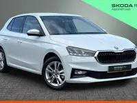 Used Skoda Fabia SE L 85 HP (62 kW) 2025 Moon white metallic Hatchback