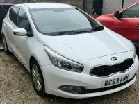 Used Kia Ceed 128 HP (94 kW) 2014 White Hatchback