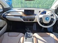 Used BMW i3 Comfort Edition 135 kW (184 HP) 2021 Capparis white with highlight bmw i blue Hatchback