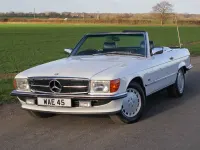 Used Mercedes SL500 1988 White Cabriolet