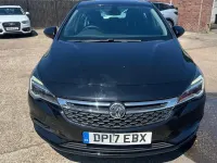 Used Vauxhall Astra Elite 110 HP (80 kW) 2017 Black Hatchback