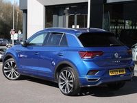 Used VW T-Roc R-line 150 HP (110 kW) 2020 Blue SUV