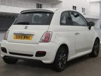 Used Fiat 500 S 69 HP (50 kW) 2015 White Hatchback