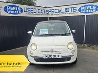Used Fiat 500 Lounge 69 HP (50 kW) 2010 White Hatchback