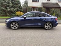 Used Audi A3 Black Edition 150 HP (110 kW) 2025 Blue Sedan