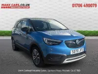 Used Vauxhall Crossland X 110 HP (80 kW) 2020 Blue SUV