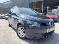 Used VW Touran SE 105 HP (77 kW) 2014 Blue MPV