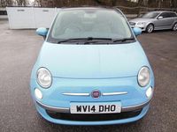 Used Fiat 500 Lounge 69 HP (50 kW) 2014 Blue Hatchback