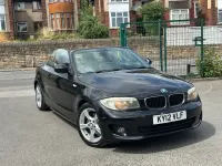 Used BMW 118 Cabriolet Sport Line 2012 Black Cabriolet