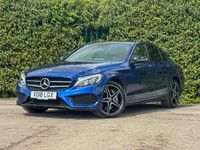 Used Mercedes C250 AMG line 2018 Blue Sedan