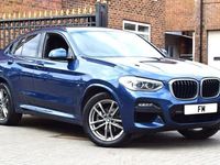 Used BMW X4 M Sport 190 HP (139 kW) 2020 Blue SUV
