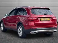 Used Mercedes GLC220 170 HP (125 kW) 2018 Red Estate