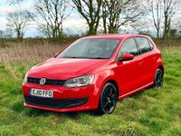 Used VW Polo SE 85 HP (62 kW) 2010 Red Hatchback