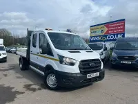 Used Ford Transit 130 HP (95 kW) 2022 Frozen white (solid paint) Van