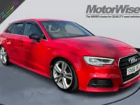 Used Audi A3 S-Line 2016 Red Hatchback