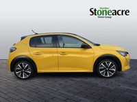Used Peugeot e-208 Premium 100 kW (136 HP) 2021 Yellow Hatchback