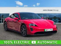 Used Porsche Taycan 350 kW (476 HP) 2023 Red Sedan