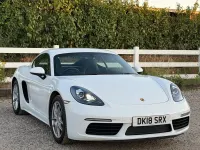 Used Porsche Cayman 300 HP (220 kW) 2018 White Coupe