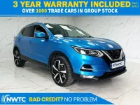 Used Nissan Qashqai Tekna 110 HP (80 kW) 2017 Blue SUV