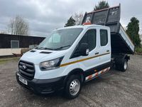 used Ford Transit 2.0 EcoBlue 130ps Double Crew cab Dropside tipper 32k miles