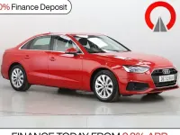 Used Audi A4 Comfort 184 HP (135 kW) 2023 Red Sedan