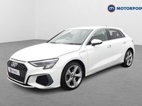 Used Audi A3 e-tron S-Line 2021 White Hatchback