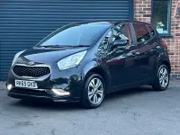 Used Kia Venga 123 HP (90 kW) 2015 Black Hatchback