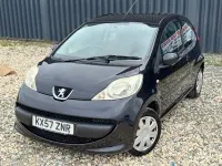 Used Peugeot 107 68 HP (50 kW) 2007 Black Hatchback