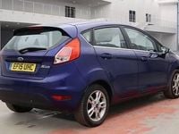 Used Ford Fiesta Zetec 2015 Blue Hatchback