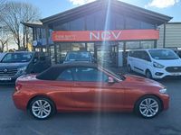 Used BMW 218 Sport Line 2017 Orange Cabriolet