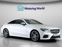 Begagnad Mercedes E220 AMG line 194 HK (142 kW) 2020 Vit Sportkupé
