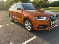 Used Audi Q3 S-Line 177 HP (130 kW) 2014 Orange SUV