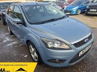 Used Ford Focus Zetec 2009 Blue Hatchback