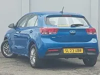 Used Kia Rio 83 HP (61 kW) 2023 Blue Hatchback