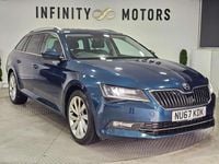 Used Skoda Superb SE L Executive 150 HP (110 kW) 2017 Blue Estate