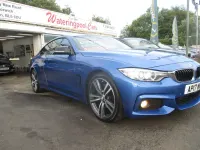 Used BMW 420 Coupé M Sport 190 HP (139 kW) 2017 Blue Coupe