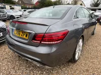 Begagnad Mercedes E220 AMG line 177 HK (130 kW) 2016 Grå Sportkupé