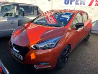 Used Nissan Micra Acenta 90 HP (66 kW) 2018 Orange Hatchback