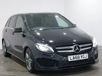 Used Mercedes B180 AMG Line Premium 122 HP (89 kW) 2019 Black Hatchback