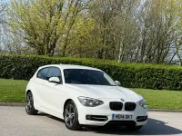 Used BMW 116 Sport Line 2014 White Hatchback